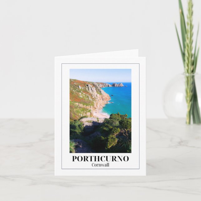 Cartão Porthcurno, Cornualha (Frente)