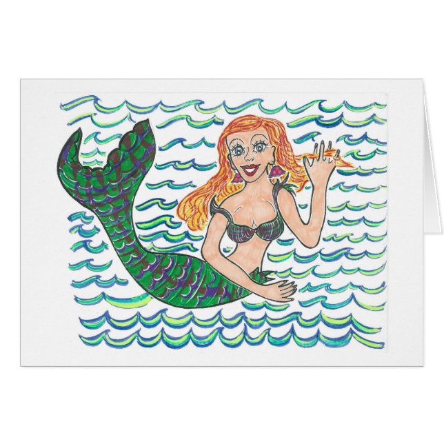 Cartão Porto a sereia (Frente horizontal)