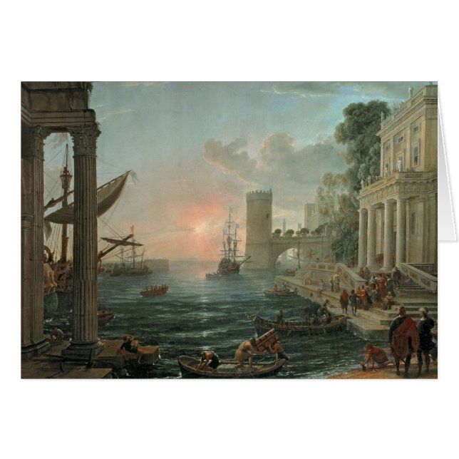 Cartão Porto com o embarque (Frente Horizontal)