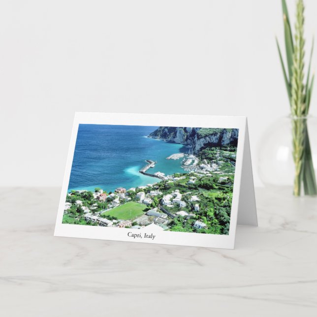 Cartão Porto de Capri (Frente)