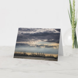 Cartão Porto de Hamburgo Alemanha