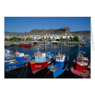 Cartão Porto de Pesca, Puerto de Mogan, Gran Canaria,