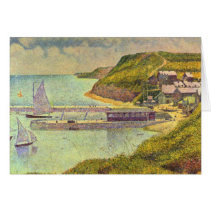 Cartão Porto de Port-en-Bessin, Maré Alta de Georges Seur