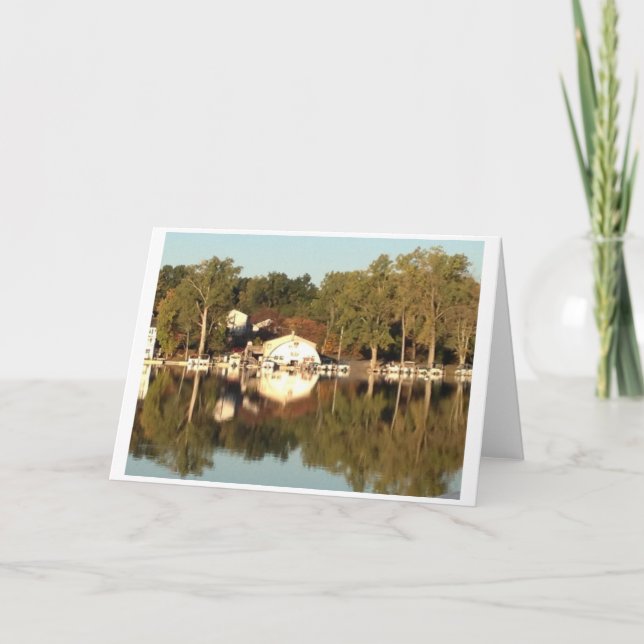 Cartão Porto do lago pine - original (Frente)