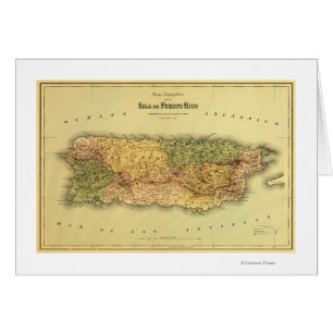 Cartão Porto RicoMapa PanorâmicoPorto Rico