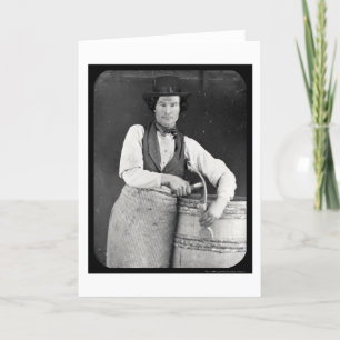 Cartão Portrait of Cooper Daguerreotype 1844