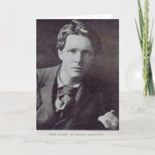Cartão Portrait of Rupert Brooke
