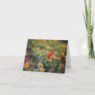 Cartão Portrait of Strength Floral Note Card