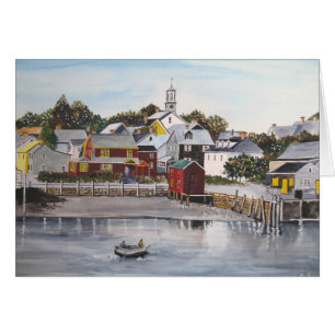 Cartão Portsmouth Harbour, New Hampshire