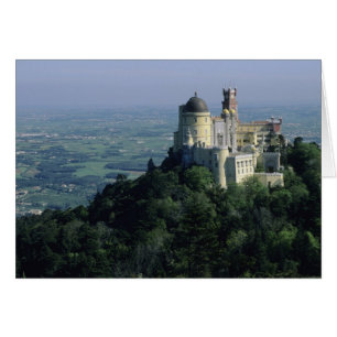 Cartão Portugal, Sintra, Palácio da Pena, no topo da Serr