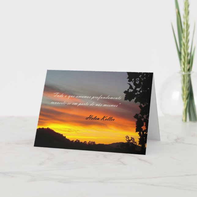 Cartão Português: Condolencias/Pesames /sympathy 1 (Frente)