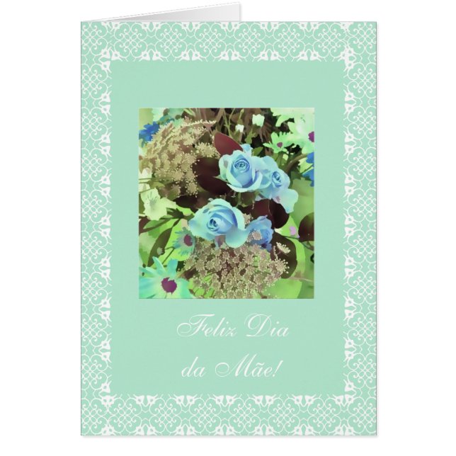 Cartão Português: Diâmetro a Dinamarca Mãe (Frente)