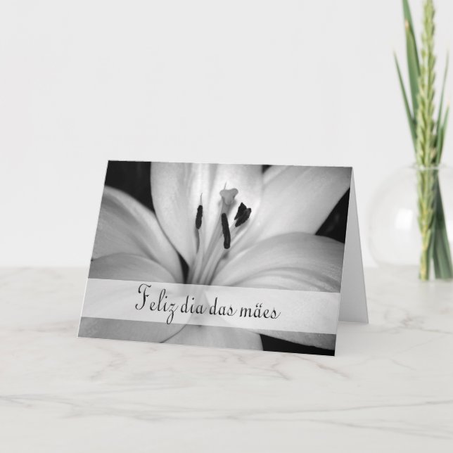 Cartão português do dia das mães (Frente)