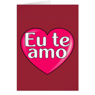 Cartão Português - Eu te amo