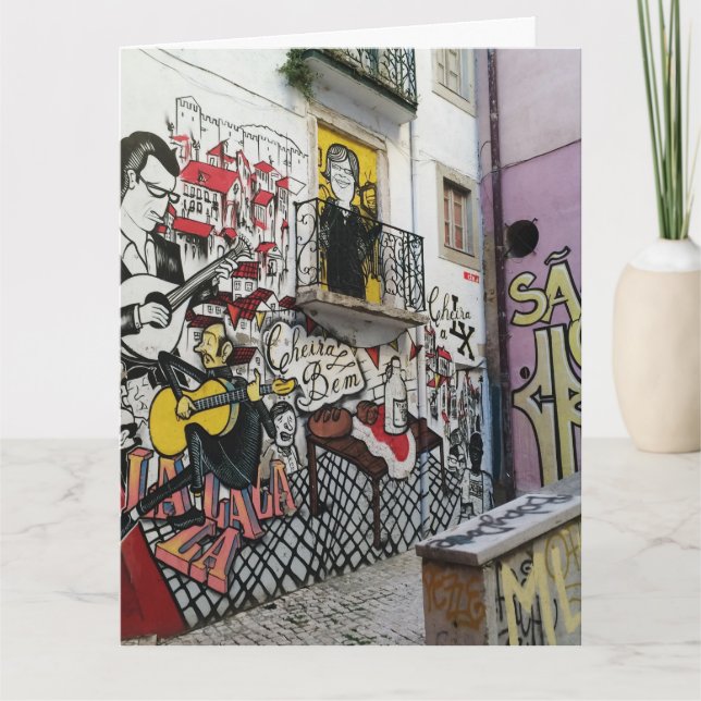 Cartão Português: O diâmetro faz o dia dos pais de Pai (Frente)