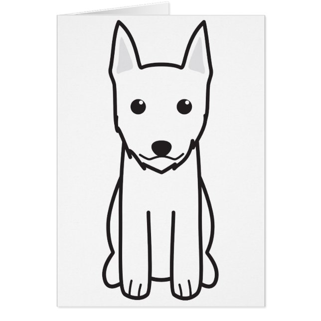 Cartão Português Podengo Pequeno (Frente)