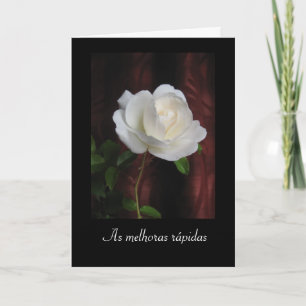 Cartão Portuguese: As melhoras / Get Well Soon