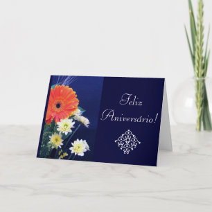 Cartão Portuguese: Birthday / Aniversario