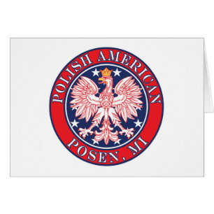 Cartão Posen Michigan Polska