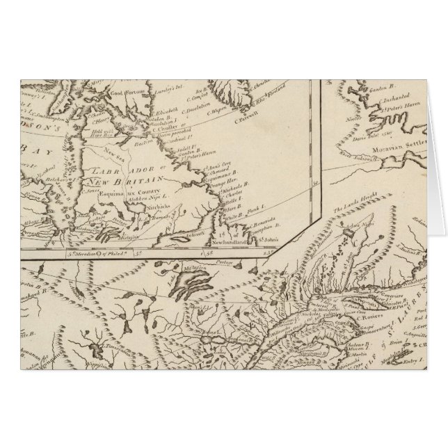 Cartão Posse Britânica na América do Norte (Frente Horizontal)