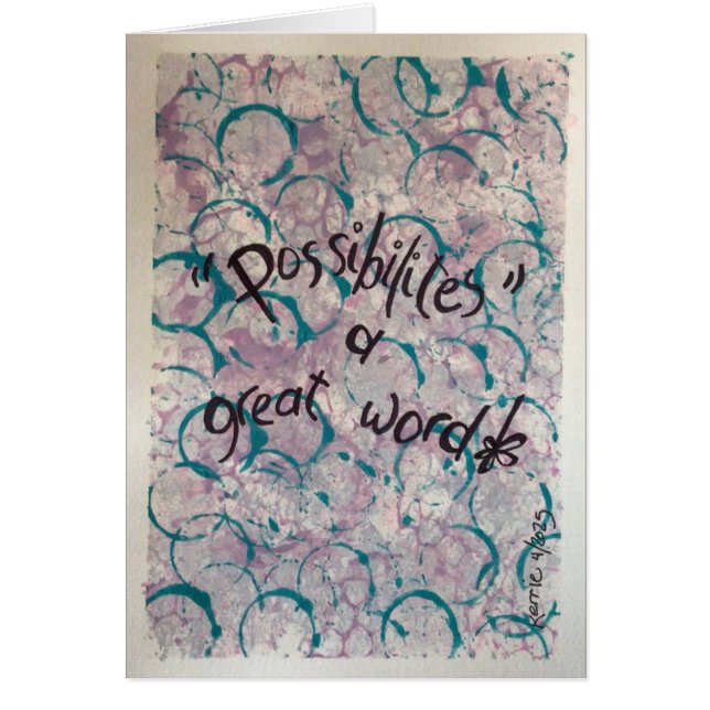 Cartão Possibilidades 2 (Frente)