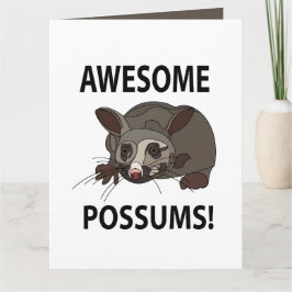 Cartão Possum Awincrível Funny Possum