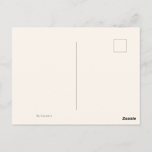 Cartão postal (Verso)