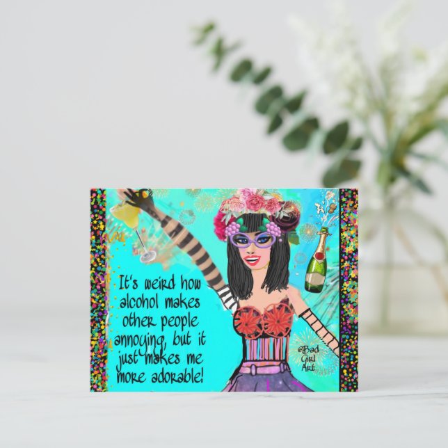 Cartão postal (Em pé/Frente)