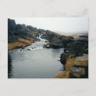 Cartão Postal þingvellir Site da UNESCO, Islândia