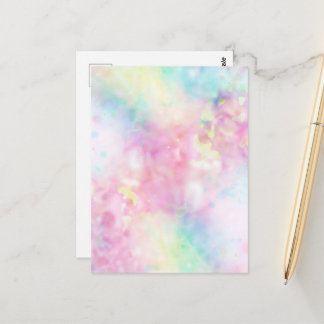 Cartão Postal さらさらアート「安心」relieved abstract