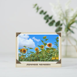 CARTÃO POSTAL ひ ま わ り