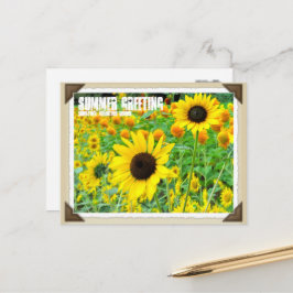 CARTÃO POSTAL ひ ま わ り