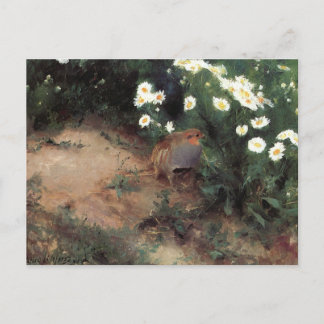 CARTÃO POSTAL ヒ ナ ギ ク ヤ と ウ マ ズ ラ