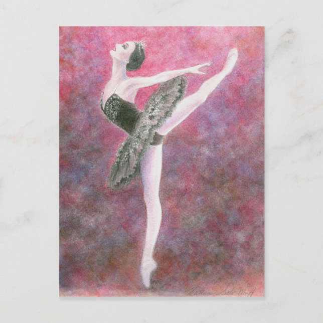 CARTÃO POSTAL ブラック・スワン　ポストカード (Frente)