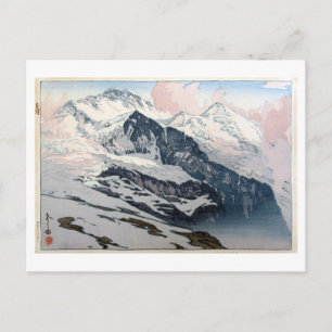 Cartão Postal ユングフラウ, Jungfrau, Hiroshi Yoshida, Woo