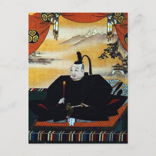 CARTÃO POSTAL 徳 川 家 康 (Frente)