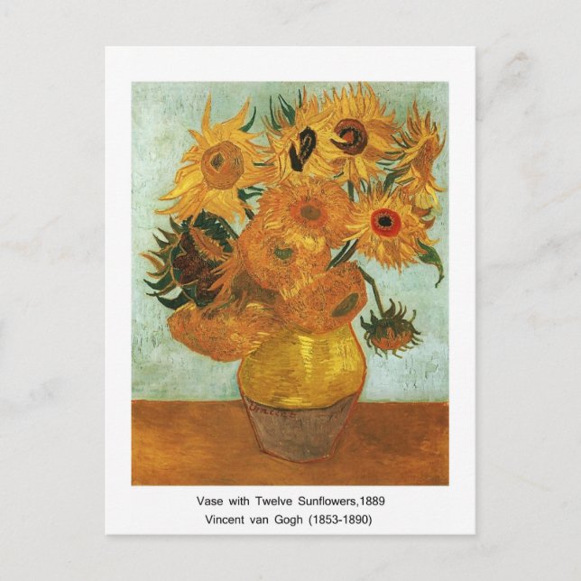 Cartão Postal 梵 高, Vincent Van Gogh (Frente)