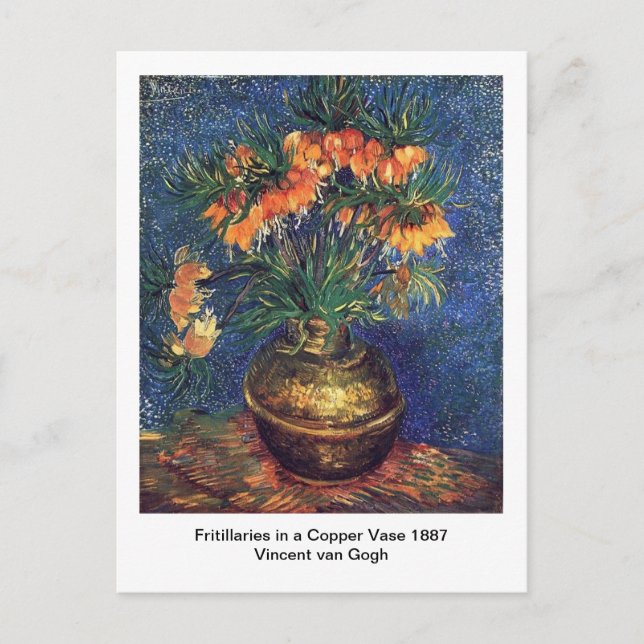 Cartão Postal 梵 高, Vincent Van Gogh (Frente)