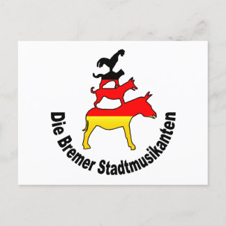CARTÃO POSTAL 町のミュージシャンズオブブレーメン