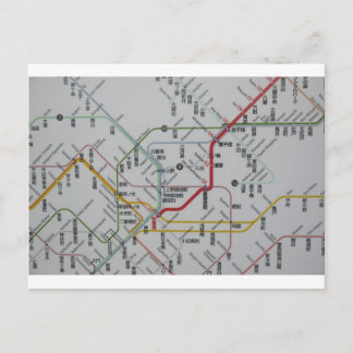 CARTÃO POSTAL 路 線 図 JAPÃO