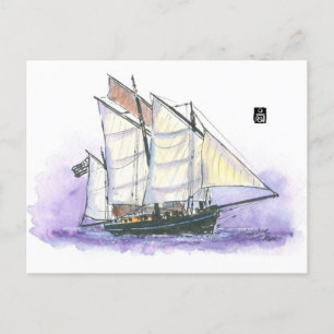 Cartão Postal (001) Le Corentin - Lugger Tall Ship