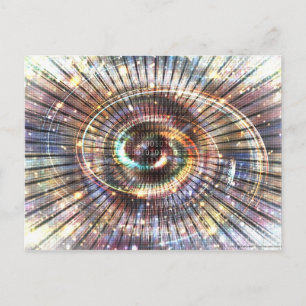 Cartão Postal 0100101010001101 (parte 2)   Cyberspace Binário de