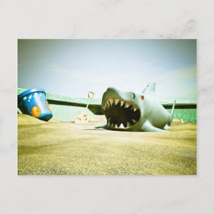 Cartão postal 01 com caixa de areia de verão