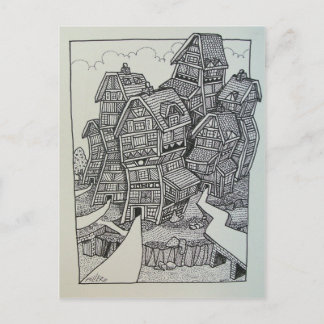 Cartão Postal 01 Tinta 4 por Piliero