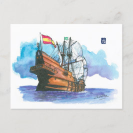 Cartão Postal (027) Barcos à vela de El Galéon
