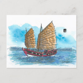 Cartão Postal (033) Princesa Tai Ping Junk