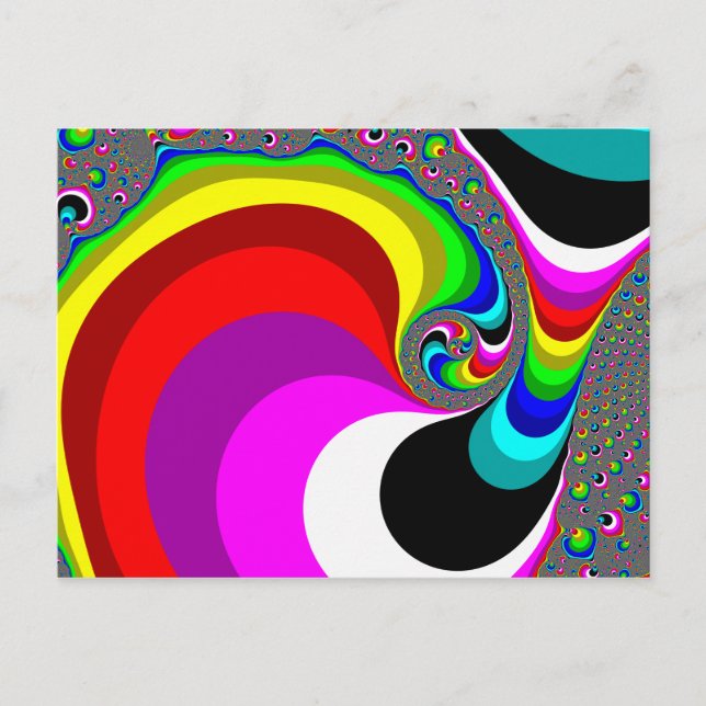 Cartão Postal 040 Obama - Arte Fractal (Frente)