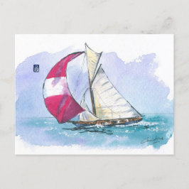 Cartão Postal (049) Balsa de Corrida