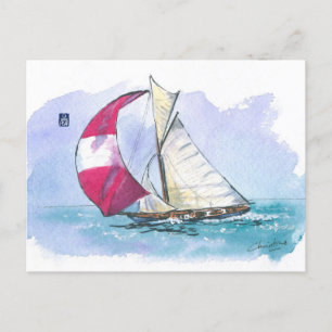 Cartão Postal (049) Balsa de Corrida