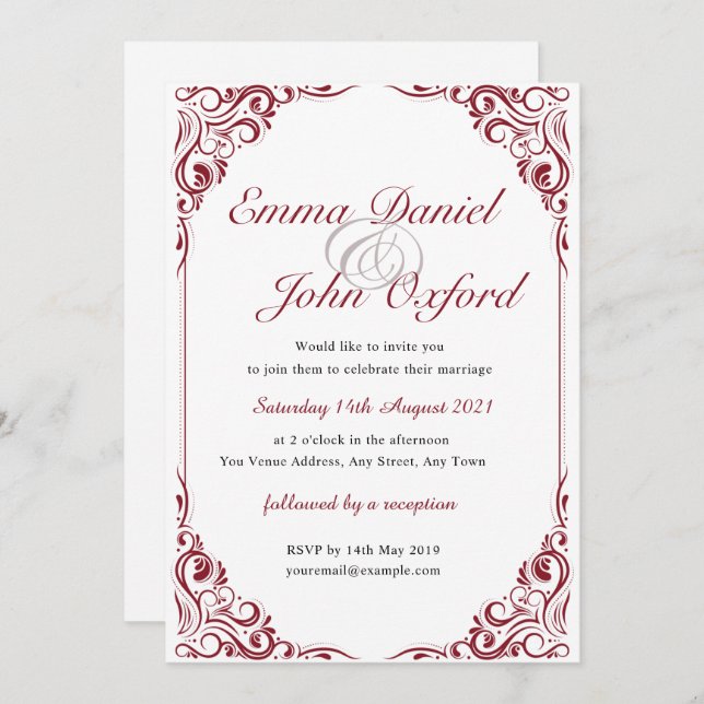 Cartão postal 06 de Convites personalizados para c (Frente/Verso)